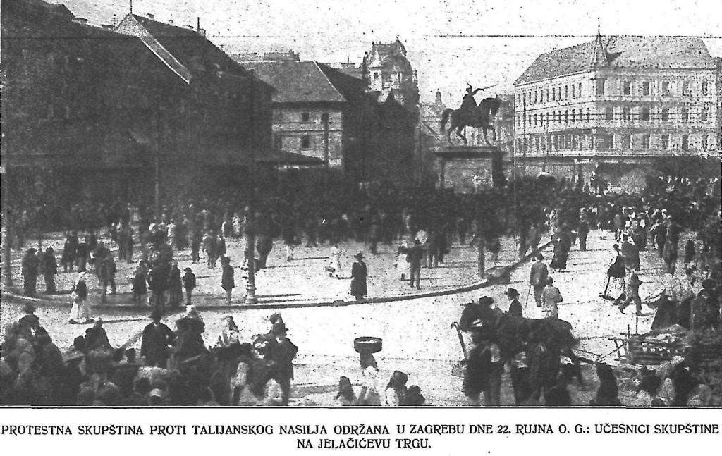 Prosvjedi zbog nasilja u Rijeci 1919. godine